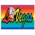 Las Vegas w/ Royal Flush Photo Hand Mirror (2" x 3")